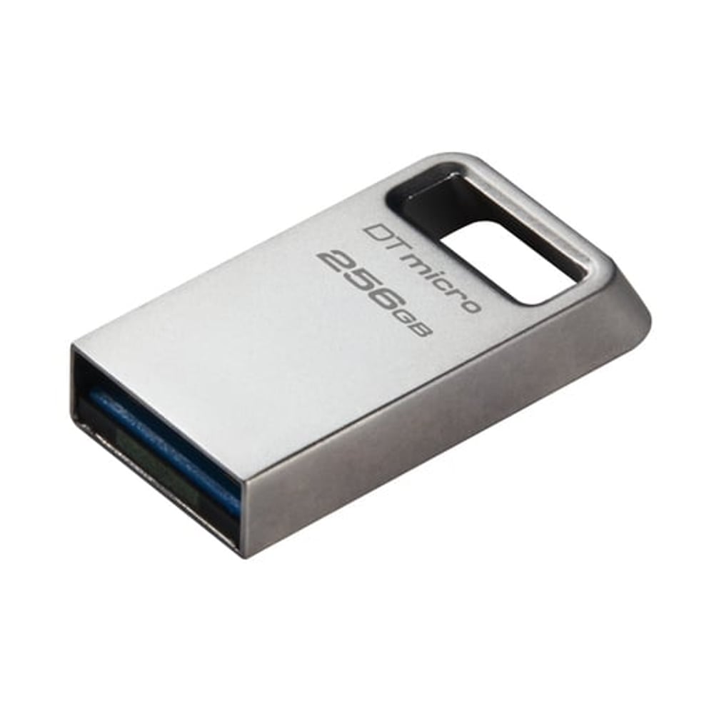 Kingston DataTraveler Micro DTMC3G2 256 GB USB Type-A 3.2 Gen 1 (3.1 Gen 1) Prateado