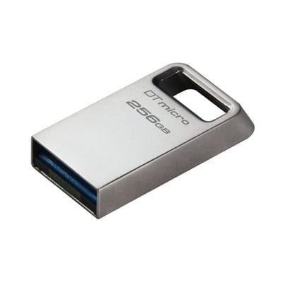 Kingston DataTraveler Micro DTMC3G2 256 GB USB Type-A 3.2 Gen 1 (3.1 Gen 1) Prateado