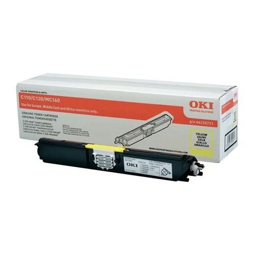 Toner Original OKI C110/C130N Amarelo Alta Cap.