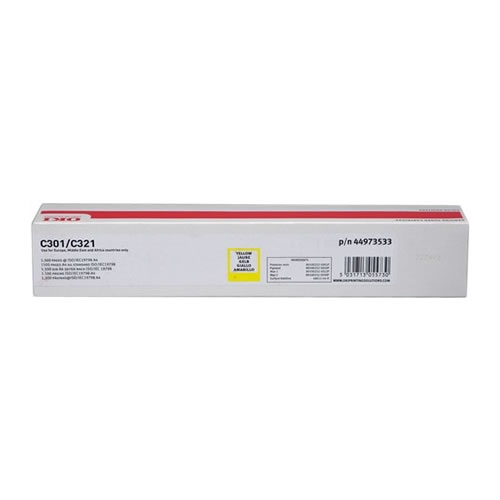 Toner Original OKI C301/ C321 Amarelo