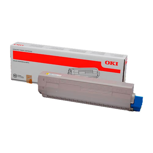 Toner Original OKI MC853 / MC873 Amarelo