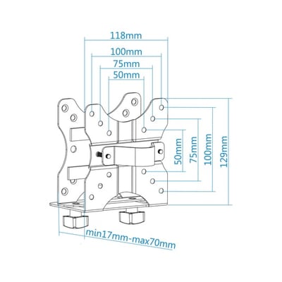 Suporte de PC TooQ até 5 kg