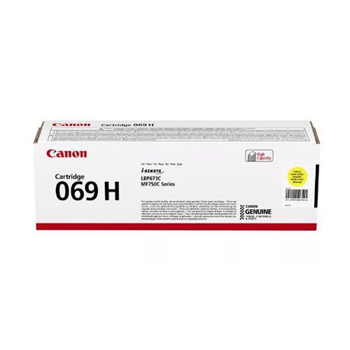 Toner Original Canon 069H Amarelo