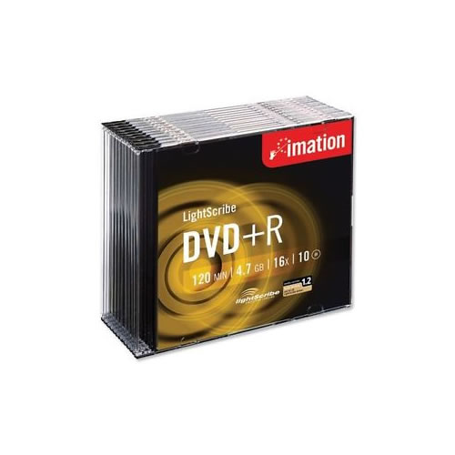 DVD+R Imation 4,7GB Light Scribe Slim Case 10 un.
