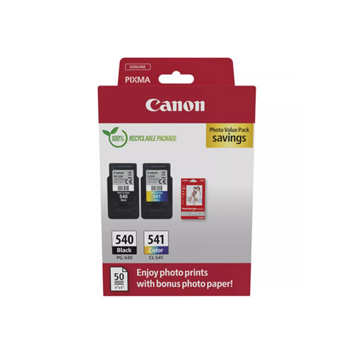 Tinteiro Original Canon PG-540 + CL-541 Value Pack