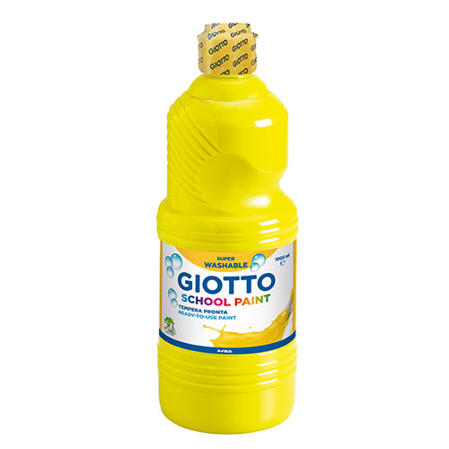 Guache Líquido Giotto Escolar 1L - Amarelo