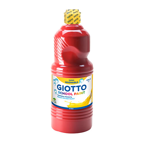 Guache Líquido Giotto Escolar 1L - Vermelho
