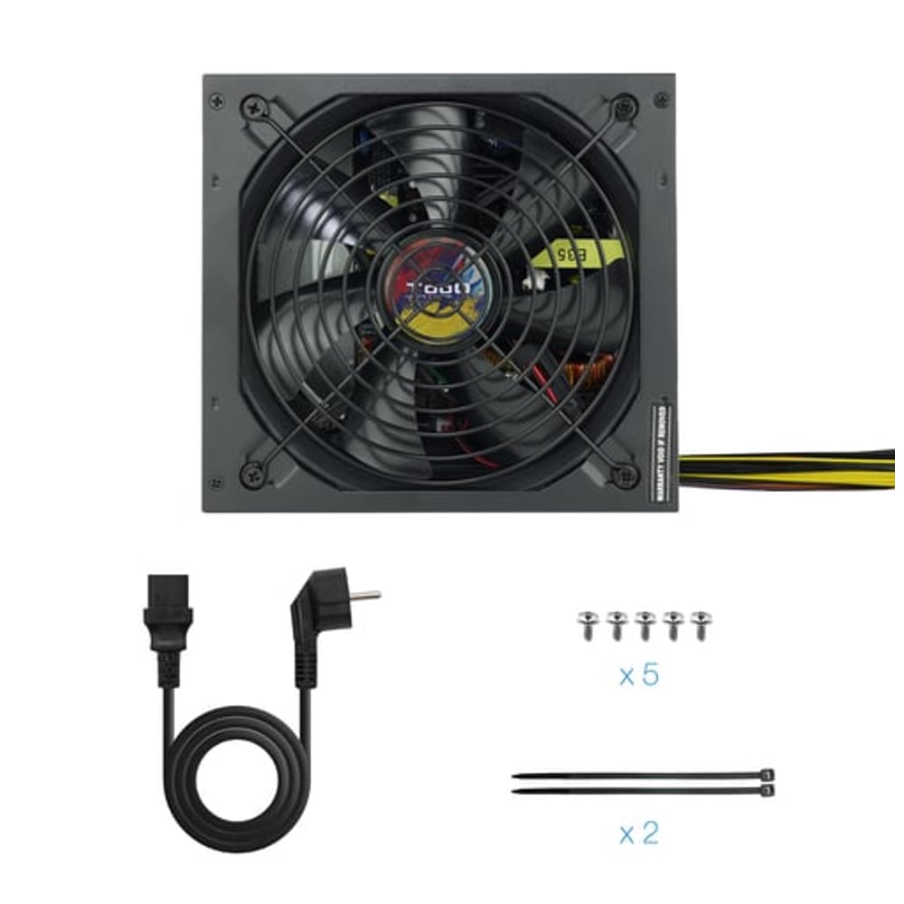 Fonte de Alimentação TooQ APOLO-650SP 650W 20+4 pin ATX