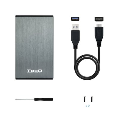 Caixa para Disco Externo TooQ TQE-2527G 2.5"