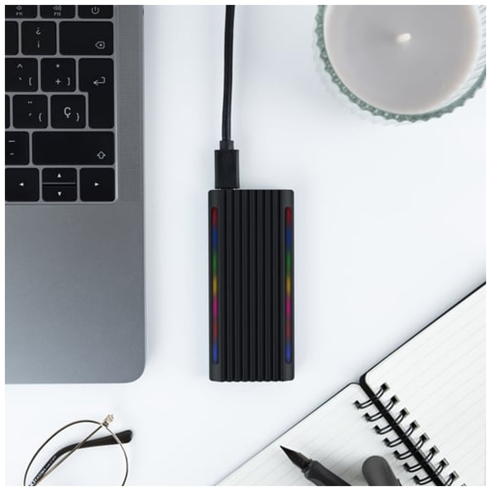 Caixa para Disco Externo TooQ SSD M.2 - USB-C