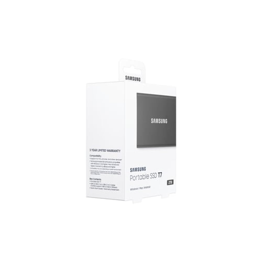Disco Externo Samsung SSD T7 2 TB USB Type-C 3.2 Gen 2