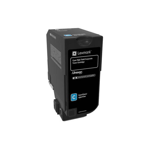 Toner Original Lexmark CX725 Ciano Extra Cap.
