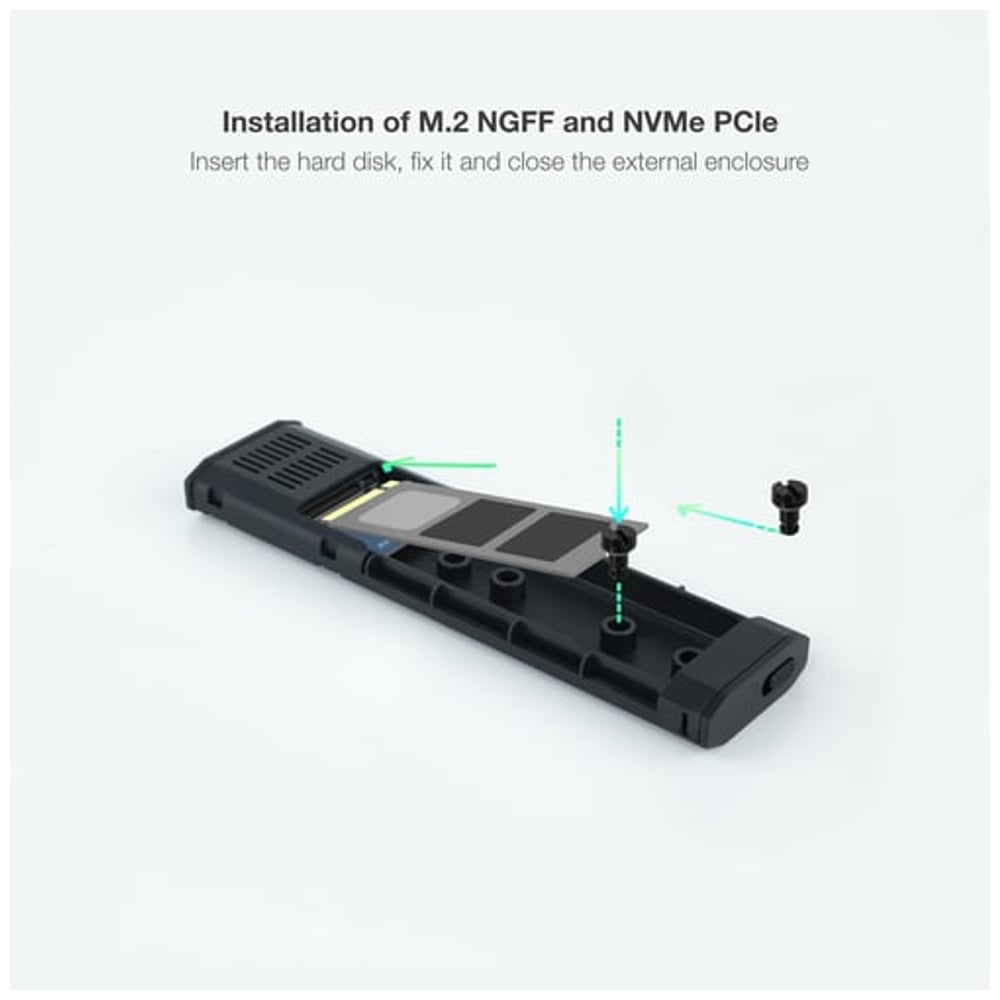 Caixa disco externo TooQ SHURA SSD M.2