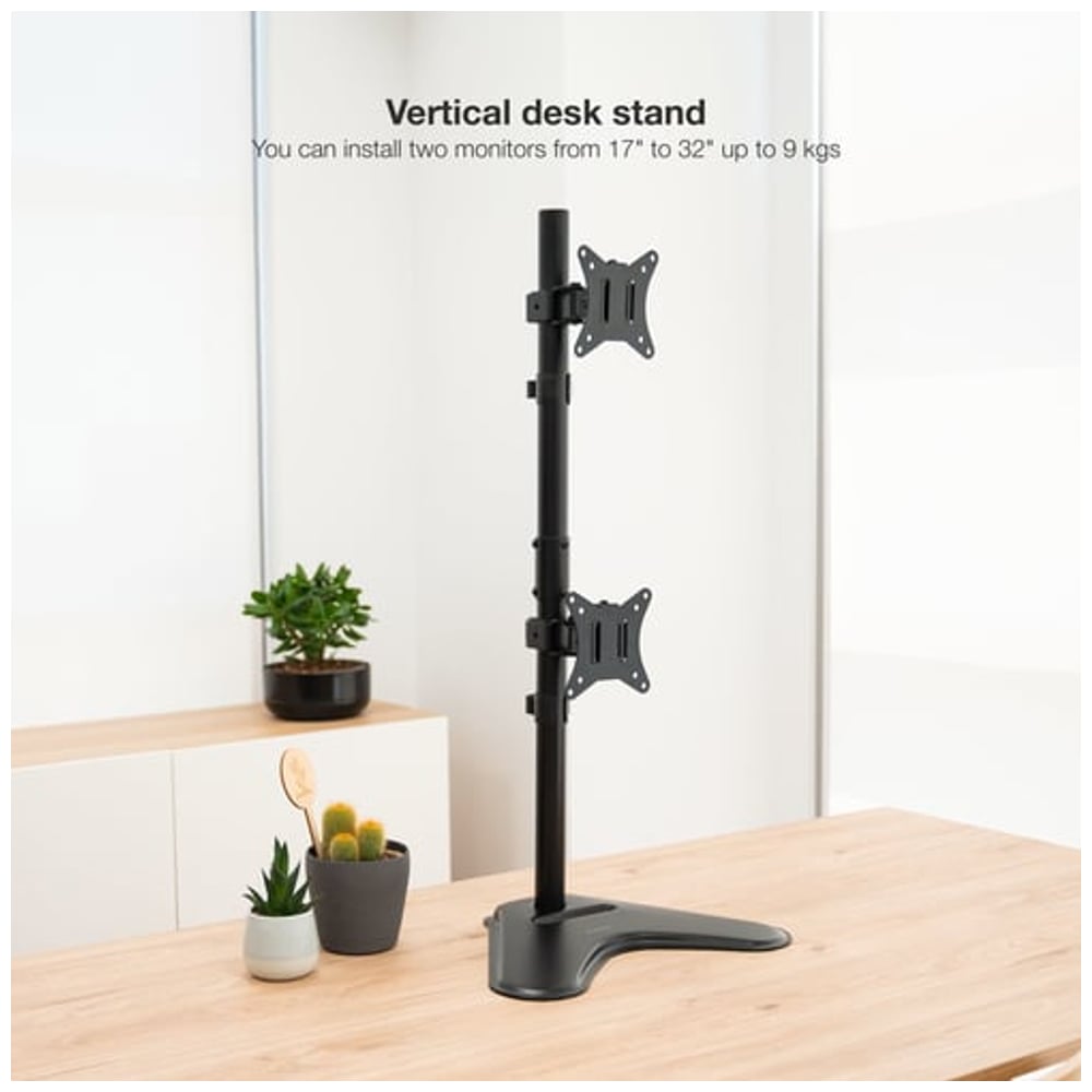 Suporte para Monitores TooQ DB1703TNV-B (2 monitores)