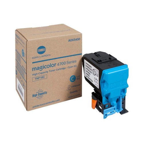 Toner Original Konica Minolta TNP-18C Ciano