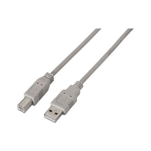 Cabo USB 2.0 Tipo A-B 1m - Bege