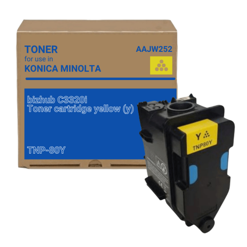 Toner Original Konica Minolta C3320i TNP-80 Y