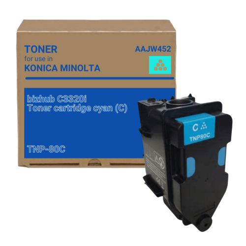 Toner Original Konica Minolta C3320i TNP-80 C