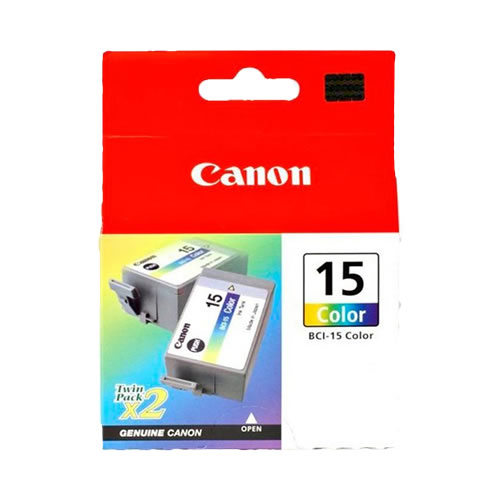Tinteiro Original Canon BCI-15 (BCI15C) Cores 2un
