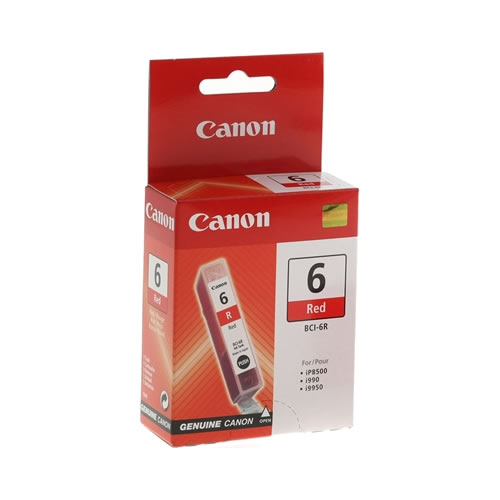 Tinteiro Original Canon BCI-6 Vermelho Fotográfico