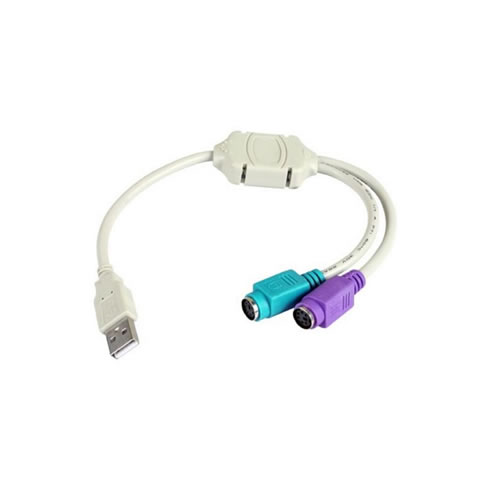 Adaptador USB Macho - 2 x PS2