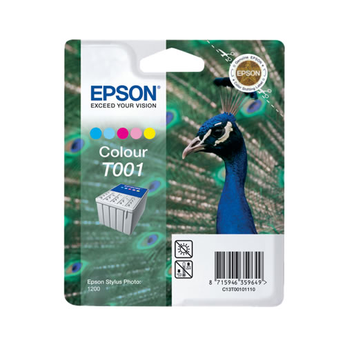 Tinteiro Original Epson T001 5 Cores