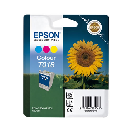 Tinteiro Original Epson T018 Cor