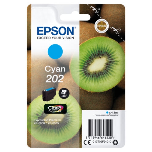 Tinteiro Original Epson 202 Ciano