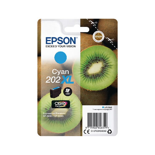 Tinteiro Original Epson 202 XL Ciano