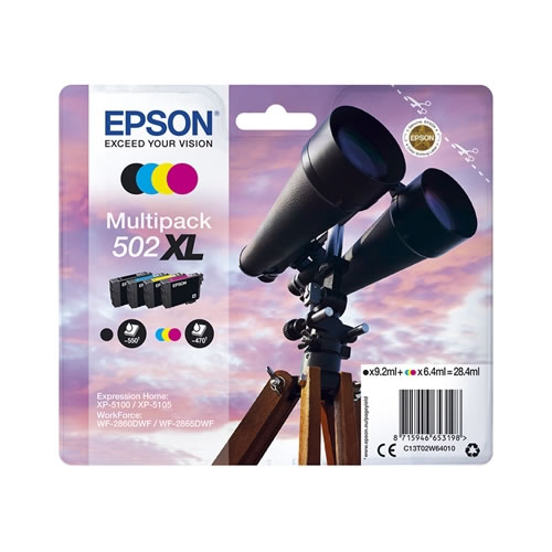 Tinteiro Original Epson 502 XL Multipack