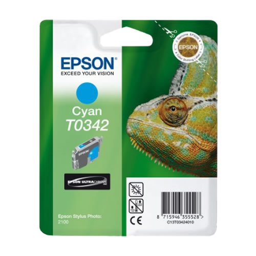 Tinteiro Original Epson T0342 Ciano
