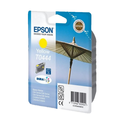Tinteiro Original Epson T0444 Amarelo Alta Cap.