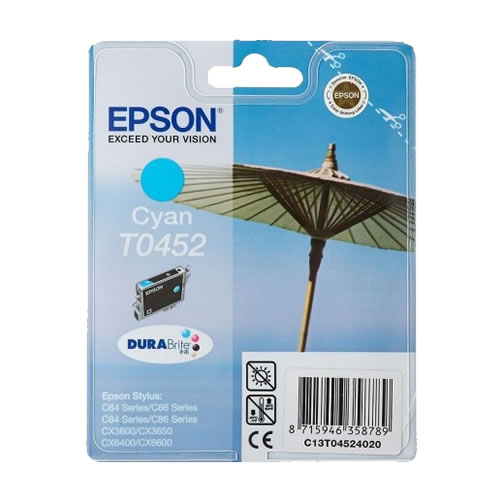 Tinteiro Original Epson T0452 Ciano