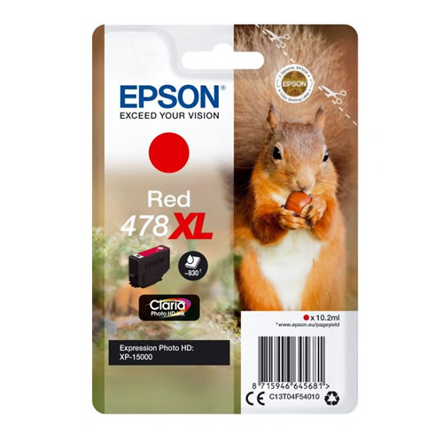 Tinteiro Original Epson 478 XL Vermelho
