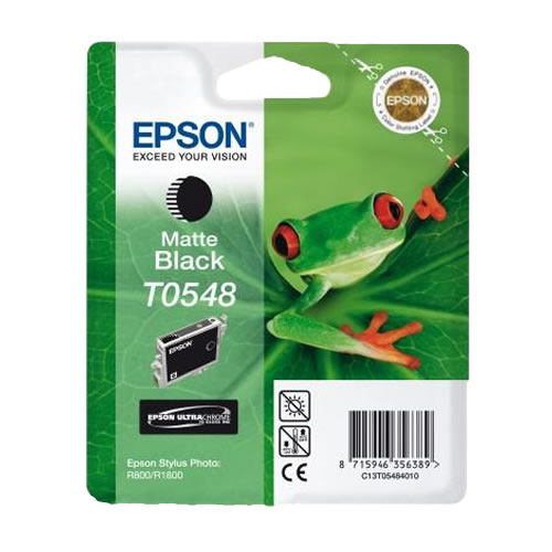 Tinteiro Original Epson T0548 Preto Matte
