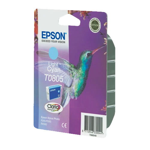 Tinteiro Original Epson T0805 Ciano Claro