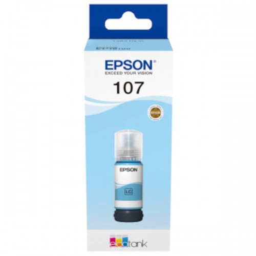 Tinteiro Original Epson 107  - Ciano Claro