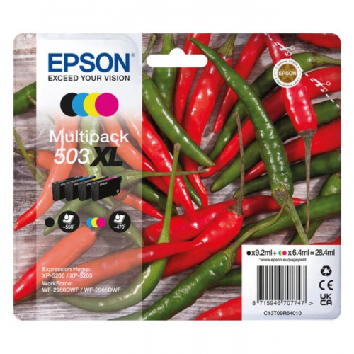 Multipack Tinteiros Originais Epson 503 XL