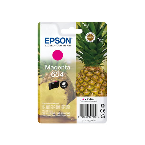 Tinteiro Original Epson 604 Magenta