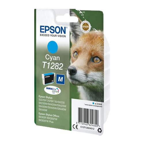 Tinteiro Original Epson T1282 Ciano