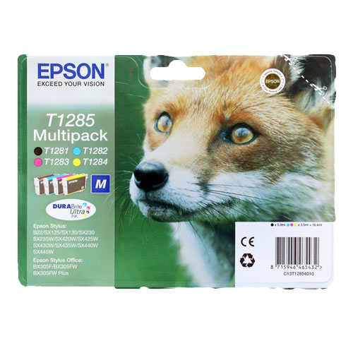Tinteiro Original Epson Stylus T1285 Pack 4 Cores