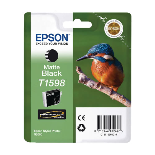 Tinteiro Original Epson T1598 Preto Matte
