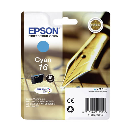 Tinteiro Original Epson 16 Ciano