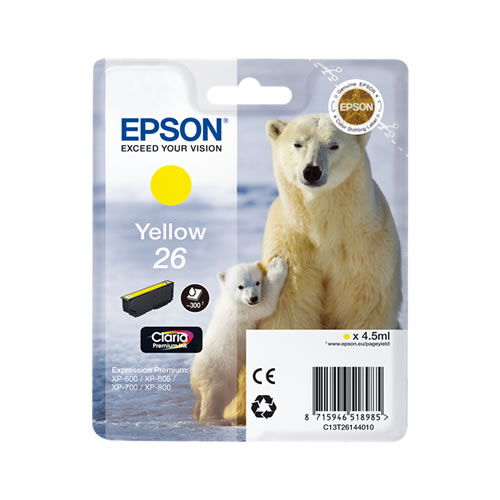Tinteiro Original Epson T2614 Amarelo