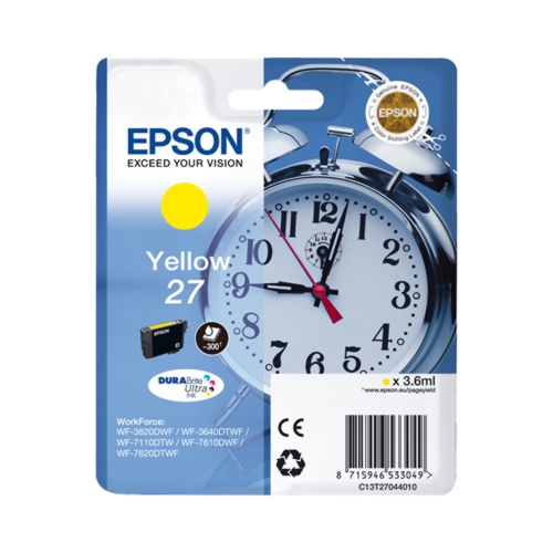 Tinteiro Original Epson 27 Amarelo