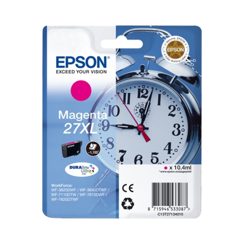 Tinteiro Original Epson 27 XL Magenta