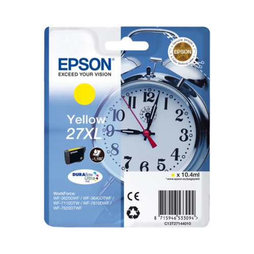 Tinteiro Original Epson 27 XL Amarelo