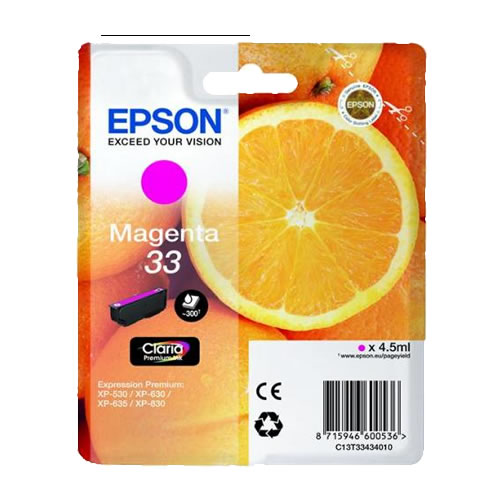 Tinteiro Original Epson 33 Magenta