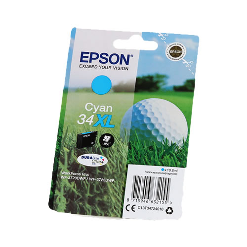 Tinteiro Original Epson 34 XL Ciano