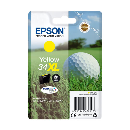 Tinteiro Original Epson 34 XL Amarelo
